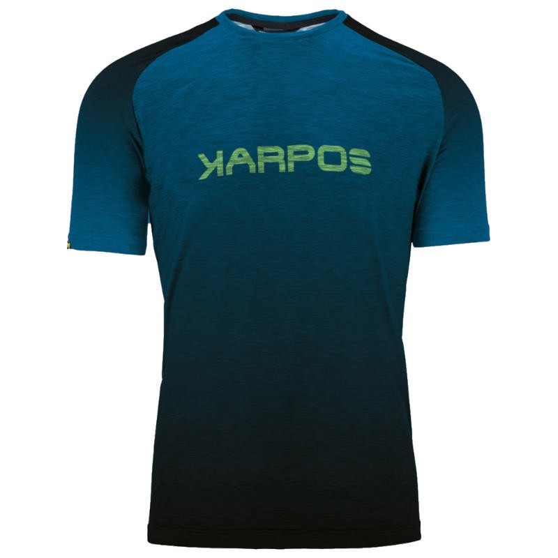 Herren T-Shirt Karpos Prato Piazza indigo schwarz Herren T-Shirt Karpos Prato Piazza indigo schwarz